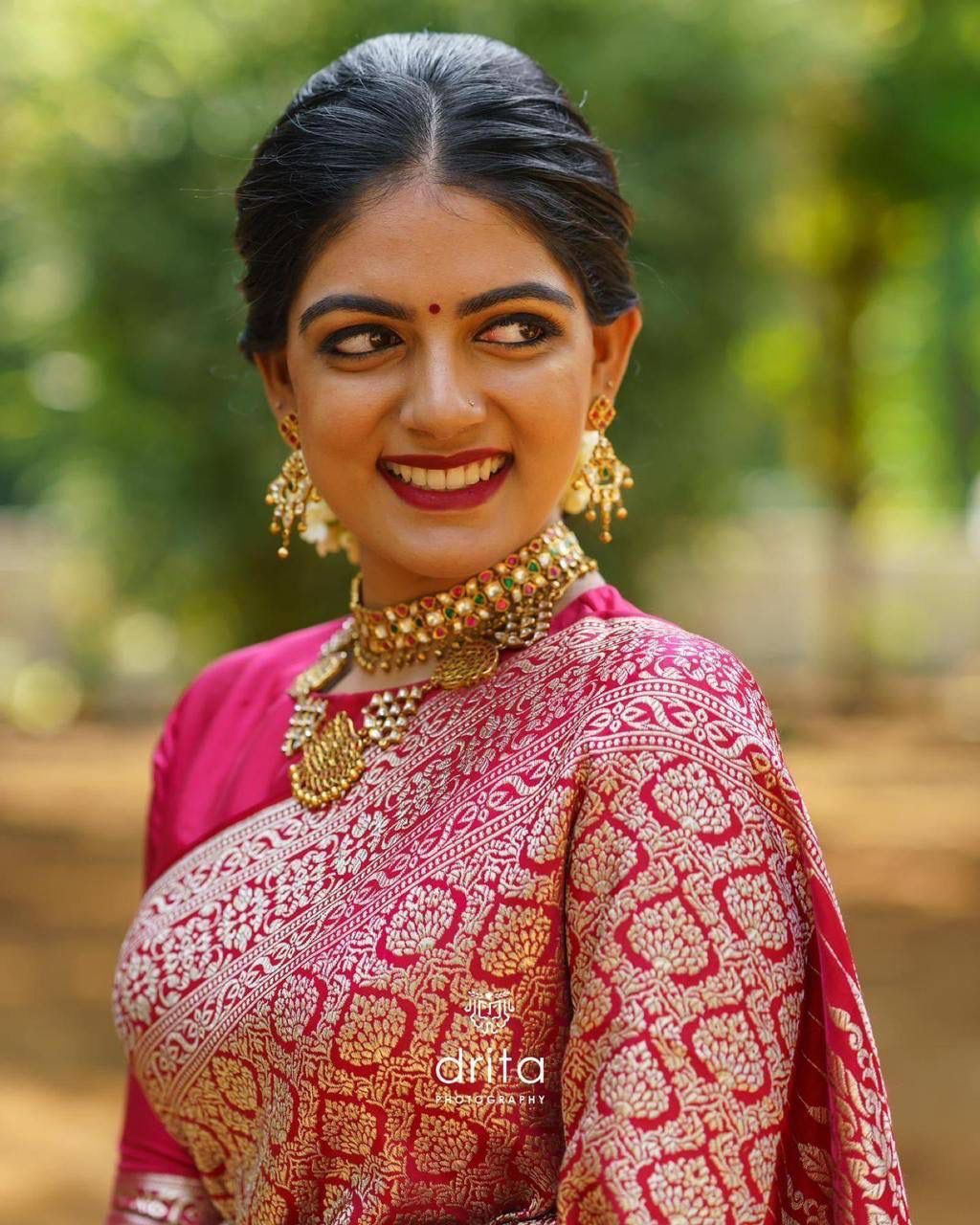 Emerald Green Kanjivaram Saree